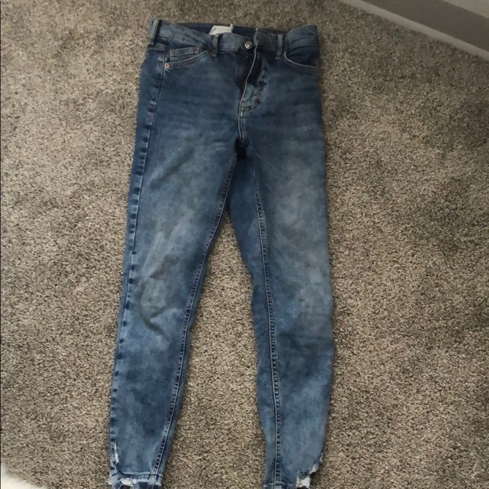 Topshop acid wash jeans